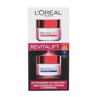 L'Oréal Paris Revitalift Duo Set Подаръчен комплект дневен крем за лице Revitalift 50 ml + нощен крем за лице Revitalift 50 ml увредена кутия