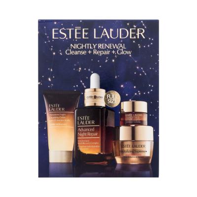 Estée Lauder Advanced Night Repair Nightly Renewal Подаръчен комплект нощен серум за лице Advanced Night Repair Synchronized Multi-Recovery Complex 50 ml + околоочен гел-крем Advanced Night Repair Eye Supercharged Gel Creme 5 ml + почистващ гел Advanced Night Cleansing Gel 30 ml + крем за лице Revit