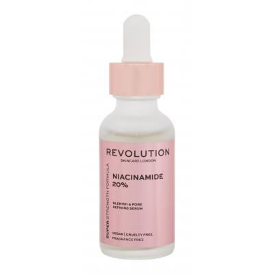 Revolution Skincare Niacinamide 20% Blemish & Pore Refining Serum Серум за лице за жени 30 ml