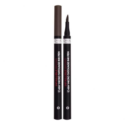 L'Oréal Paris Infaillible Brows 48H Micro Tatouage Ink Pen Молив за вежди за жени 1 g Нюанс 3.0 Brunette