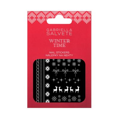Gabriella Salvete Winter Time Nail Art Stickers Декорация за нокти за жени 1 опаковка