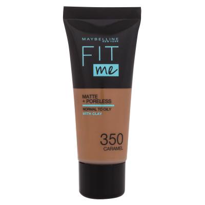 Maybelline Fit Me! Matte + Poreless Фон дьо тен за жени 30 ml Нюанс 350 Caramel
