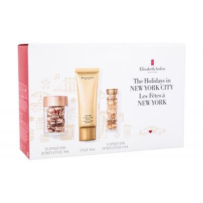Elizabeth Arden Ceramide Vitamin C Capsules Radiance Renewal Serum Подаръчен комплект серум за лице Vitamin C Ceramide Capsules 30 бр + серум за лице Advanced Ceramide Capsules 14 бр + почистващ крем Ceramide Cream Cleanser 50 ml