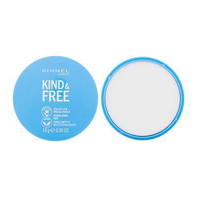 Rimmel London Kind & Free Healthy Look Pressed Powder Пудра за жени 10 g Нюанс 01 Translucent