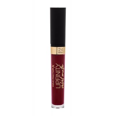 Max Factor Lipfinity Velvet Matte 24HRS Червило за жени 3,5 ml Нюанс 090 Red Allure