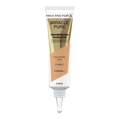 Max Factor Miracle Pure Skin-Improving Foundation SPF30 Фон дьо тен за жени 30 ml Нюанс 55 Beige