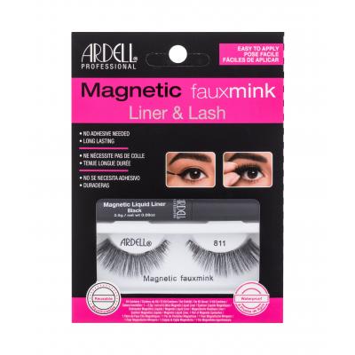 Ardell Magnetic Faux Mink 811 Изкуствени мигли за жени Нюанс Black Комплект