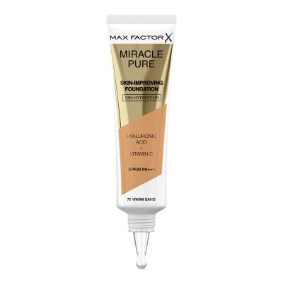 Max Factor Miracle Pure Skin-Improving Foundation SPF30 Фон дьо тен за жени 30 ml Нюанс 70 Warm Sand