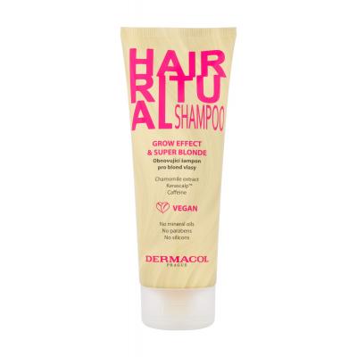 Dermacol Hair Ritual Grow Effect & Super Blonde Shampoo Шампоан за жени 250 ml