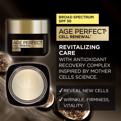 L&#039;Oréal Paris Age Perfect Cell Renew Day Cream SPF30 Дневен крем за лице за жени 50 ml