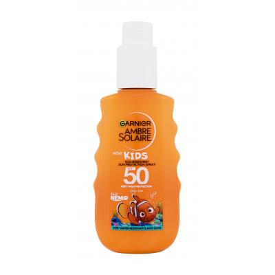 Garnier Ambre Solaire Kids Sun Protection Spray SPF50 Слънцезащитна козметика за тяло за деца 150 ml