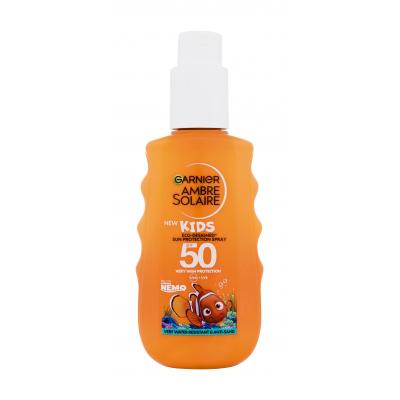 Garnier Ambre Solaire Kids Sun Protection Spray SPF50 Слънцезащитна козметика за тяло за деца 150 ml