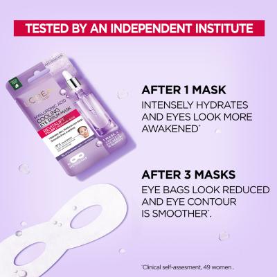 L&#039;Oréal Paris Revitalift Filler HA Cooling Tissue Eye Serum-Mask Маска за очи за жени 11 гр