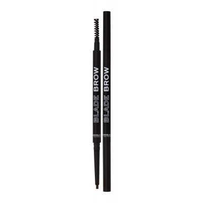 Revolution Relove Blade Brow Молив за вежди за жени 0,1 g Нюанс Dark Brown