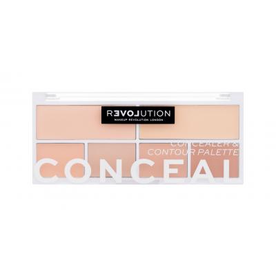 Revolution Relove Conceal Me Concealer & Contour Palette Контурираща палитра за жени 11,2 g Нюанс Fair