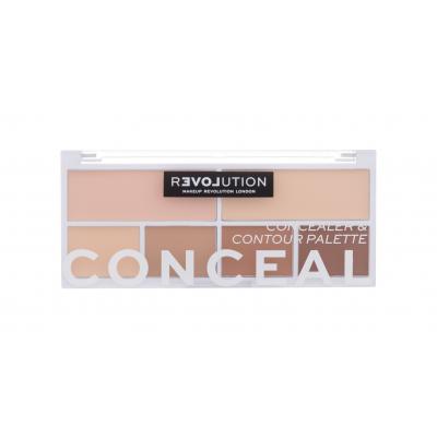 Revolution Relove Conceal Me Concealer & Contour Palette Контурираща палитра за жени 11,2 g Нюанс Light