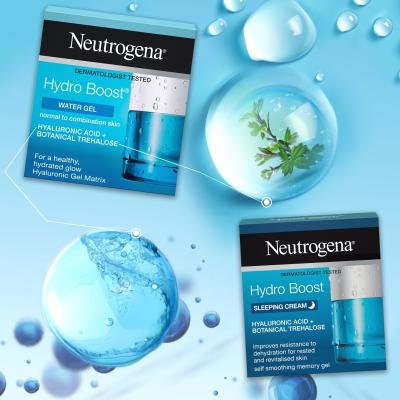 Neutrogena Hydro Boost Подаръчен комплект Дневен гел за лице Hydro Boost Water Gel 50 ml + нощен крем за лице Hydro Boost Sleeping Cream 50 ml
