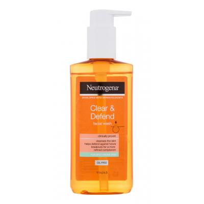 Neutrogena Clear & Defend 2% Salicylic Acid Facial Wash Почистващ гел 200 ml
