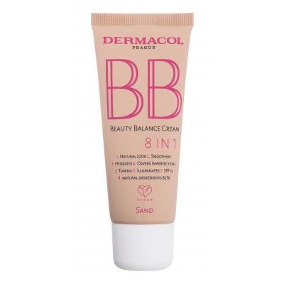 Dermacol BB Beauty Balance Cream 8 IN 1 SPF15 BB крем за жени 30 ml Нюанс 4 Sand