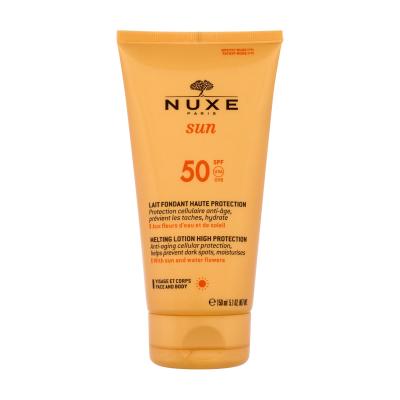 NUXE Sun High Protection Melting Lotion SPF50 Слънцезащитна козметика за тяло за жени 150 ml