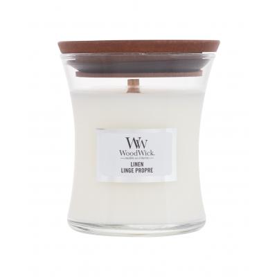 WoodWick Linen Ароматна свещ 85 g