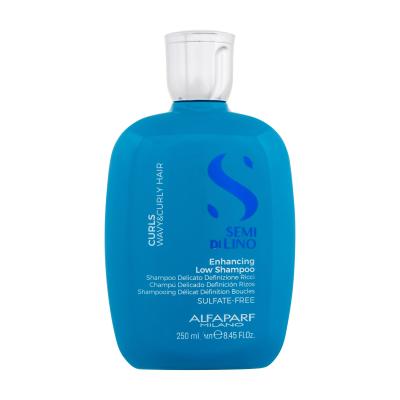 ALFAPARF MILANO Semi Di Lino Curls Enhancing Low Shampoo Шампоан за жени 250 ml