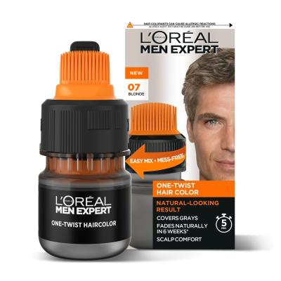 L&#039;Oréal Paris Men Expert One-Twist Hair Color Боя за коса за мъже 50 ml Нюанс 07 Dark Blonde