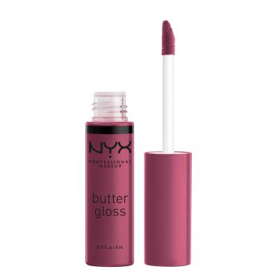 NYX Professional Makeup Butter Gloss Блясък за устни за жени 8 ml Нюанс 41 Cranberry Pie