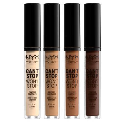 NYX Professional Makeup Can&#039;t Stop Won&#039;t Stop Contour Concealer Коректор за жени 3,5 ml Нюанс 01 Pale