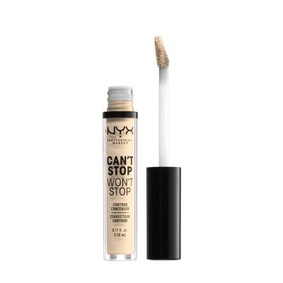 NYX Professional Makeup Can&#039;t Stop Won&#039;t Stop Contour Concealer Коректор за жени 3,5 ml Нюанс 01 Pale