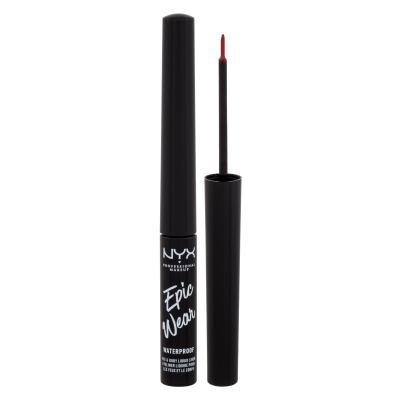 NYX Professional Makeup Epic Wear Waterproof Очна линия за жени 3,5 ml Нюанс 07 Red