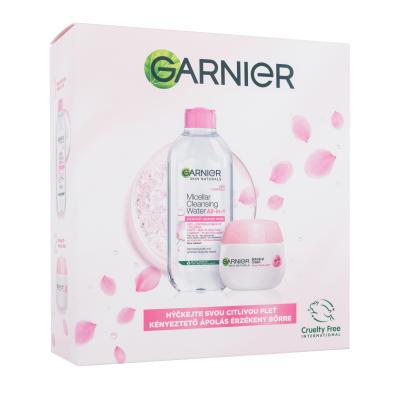 Garnier Skin Naturals Rose Cream Gift Set Подаръчен комплект дневен крем за лице Skin Naturals Rose Cream 50 ml + мицеларна вода Skin Naturals Micellar Cleansing Water All-In-1 400 ml