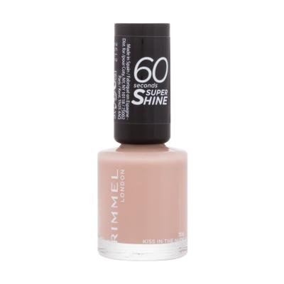 Rimmel London 60 Seconds Super Shine Лак за нокти за жени 8 ml Нюанс 708 Kiss In The Nude