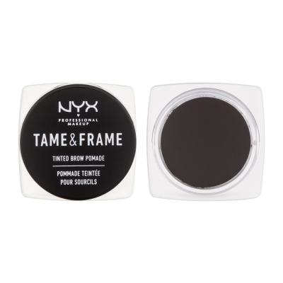 NYX Professional Makeup Tame & Frame Tinted Brow Pomade Гел и помада за вежди за жени 5 g Нюанс 05 Black