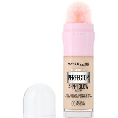 Maybelline Instant Anti-Age Perfector 4-In-1 Glow Фон дьо тен за жени 20 ml Нюанс 00 Fair