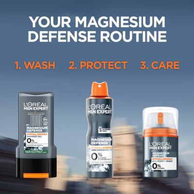 L&#039;Oréal Paris Men Expert Magnesium Defence 48H Дезодорант за мъже 150 ml