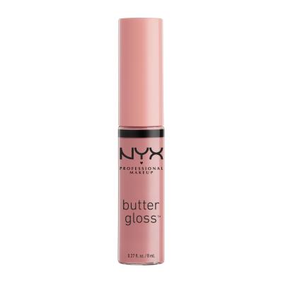 NYX Professional Makeup Butter Gloss Блясък за устни за жени 8 ml Нюанс 05 Creme Brulee