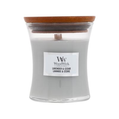 WoodWick Lavender & Cedar Ароматна свещ 85 g