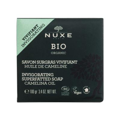 NUXE Bio Organic Invigorating Superfatted Soap Camelina Oil Твърд сапун за жени 100 g