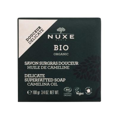 NUXE Bio Organic Delicate Superfatted Soap Camelina Oil Твърд сапун за жени 100 гр