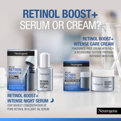 Neutrogena Retinol Boost Intense Night Serum Серум за лице 30 ml