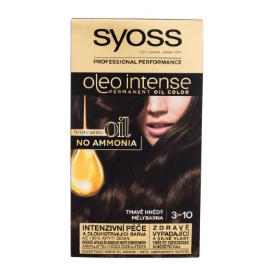 Syoss Oleo Intense Permanent Oil Color Боя за коса за жени 50 ml Нюанс 3-10 Deep Brown
