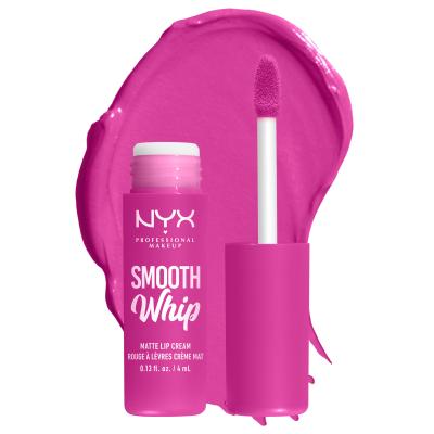 NYX Professional Makeup Smooth Whip Matte Lip Cream Червило за жени 4 ml Нюанс 20 Pom Pom