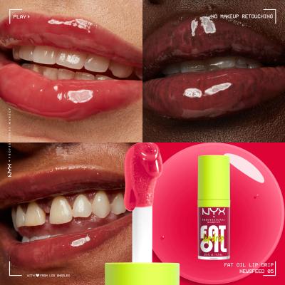 NYX Professional Makeup Fat Oil Lip Drip Масло за устни за жени 4,8 ml Нюанс 05 Newsfeed