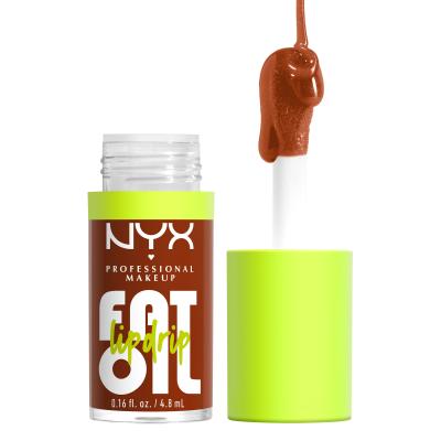 NYX Professional Makeup Fat Oil Lip Drip Масло за устни за жени 4,8 ml Нюанс 07 Scrollin