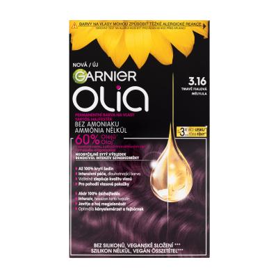 Garnier Olia Боя за коса за жени 60 g Нюанс 3,16 Deep Violet