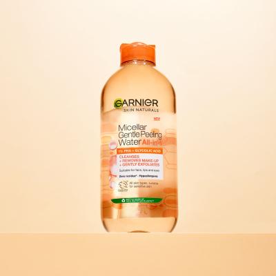 Garnier Skin Naturals Micellar Gentle Peeling Water Мицеларна вода за жени 400 ml