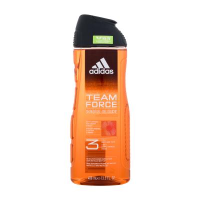 Adidas Team Force Shower Gel 3-In-1 New Cleaner Formula Душ гел за мъже 400 ml