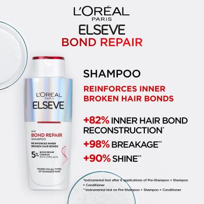 L&#039;Oréal Paris Elseve Bond Repair Shampoo Шампоан за жени 200 ml