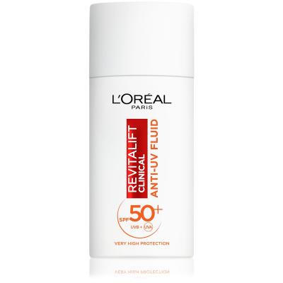 L'Oréal Paris Revitalift Clinical Anti-UV Fluid SPF50+ Дневен крем за лице за жени 50 ml